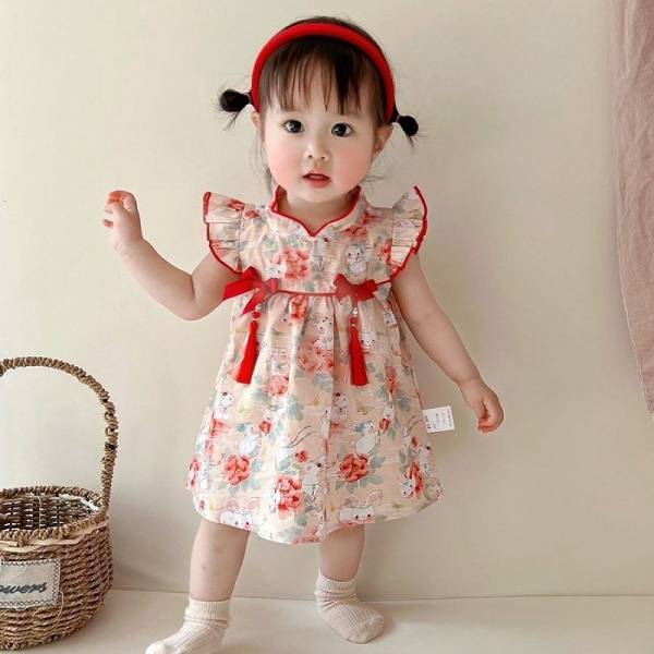 Chinese style summer baby clothes (Available)