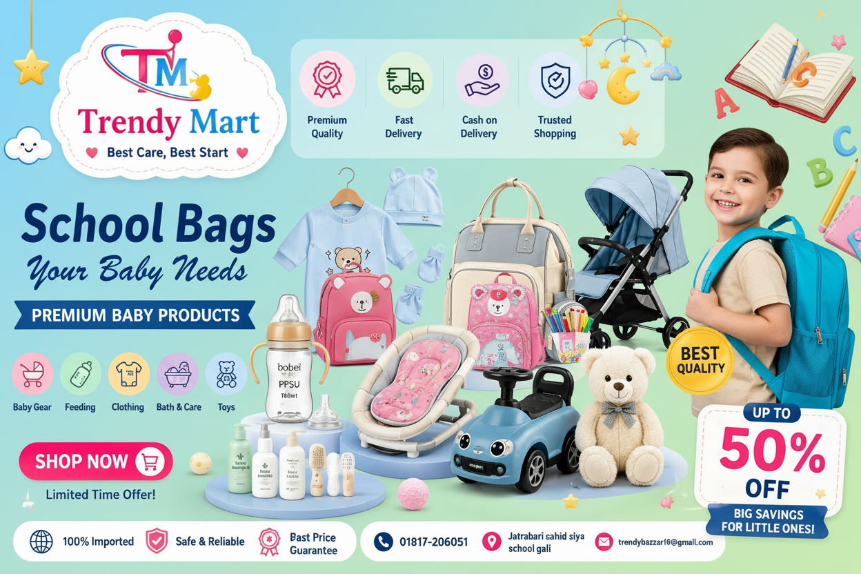 School Bags Banner