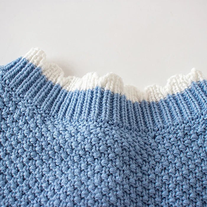 Winter Spring Baby Knitted Clothing Long Sleeved Floral Embroidery Knitting Coat Newborn Baby Girls Knitting Cardigan Sweater (Available) - Mom & Kids